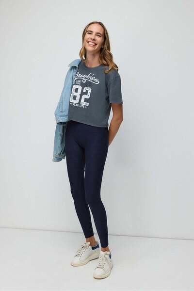 No Matter What Bedrucktes Kurzarm-Sweatshirt