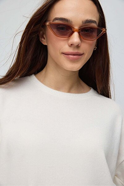 No Matter What Weiches Basic-T-Shirt aus Strickstoff