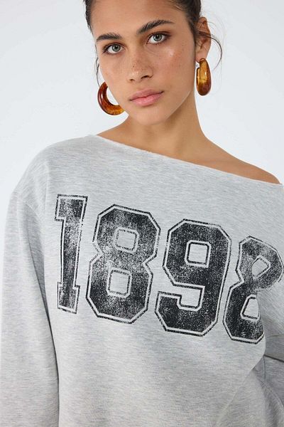 No Matter What Printed Sweatshirt