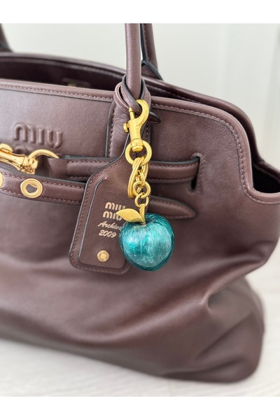 CHARMLUCKY Elma Charm Çanta Aksesuarı