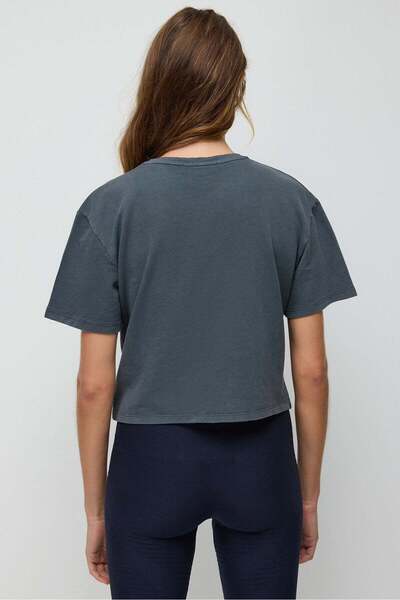 No Matter What Bedrucktes Kurzarm-Sweatshirt