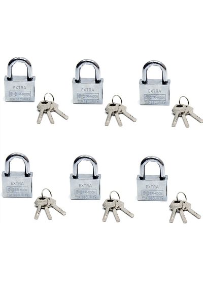 Ovebu Smart Keyed Padlock Set of 6