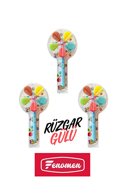 fenomen حلوى وردة الرياح 3 قطع