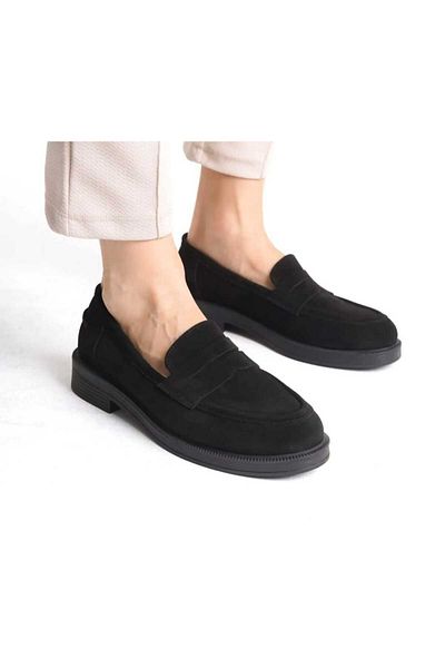 DADWOLF Άνετα γυναικεία Loafer παπούτσια σε καθημερινό στυλ Suede Nubuck Working