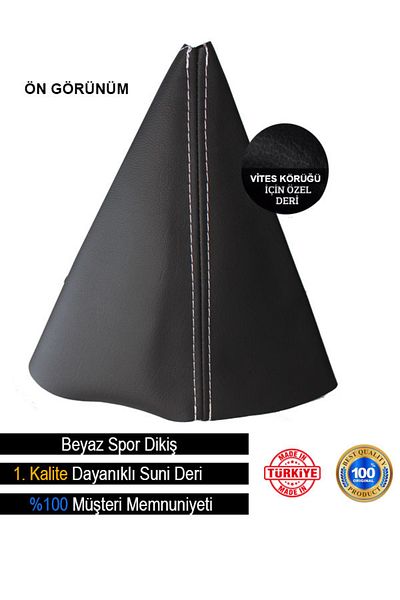 Ne verelim size Geely Emgrand Black Leather Special Design White Sports Stitching Gear Gaiter