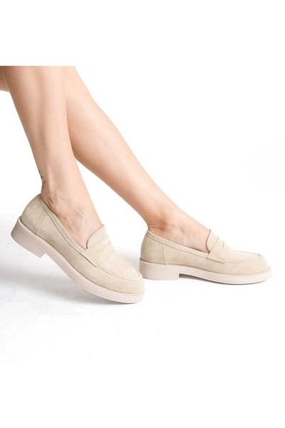 DADWOLF Άνετα γυναικεία Loafer παπούτσια σε καθημερινό στυλ Suede Nubuck Working