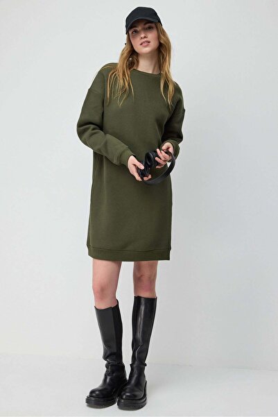 No Matter What Baumwoll-Sweatshirtkleid