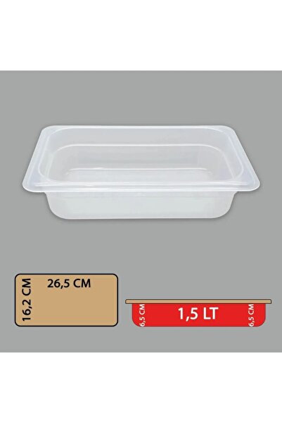 GastroPlast Gn 1/4-65 Mm Gastronom Küvet, Polikarbon
