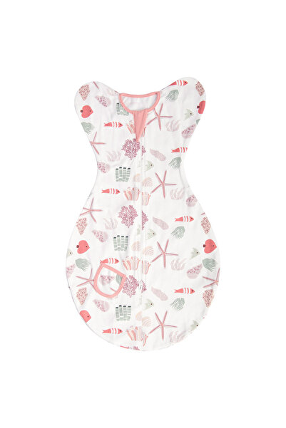 Tiny Toes Baby Girls Printed Swaddle - Pink