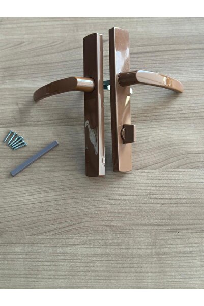 EVA PLAST Pvc Pimapen Plastik Kapı Kolu Balkon Kahverengi(ALTINMEŞE) 4 Adet