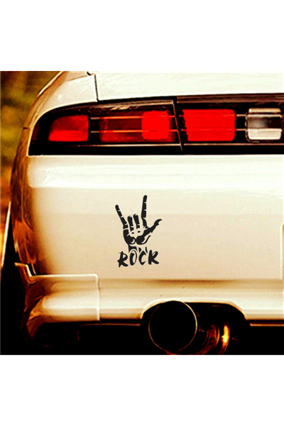 HEDİYENE BAK علامة Rock مقاس 23 × 15 سم - ملصق للسيارات والسيارات والدراجات ا...