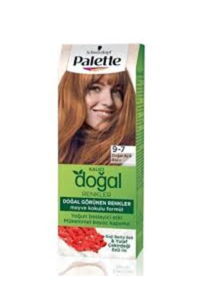 Palette Kalıcı Doğal Renkler Saç Boyası 9-7 Doğal Açık Bakır 50 ml