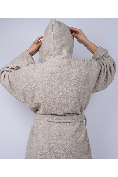 DC Teks Πολύχρωμο μπουρνούζι Camelhair - 100% βαμβάκι, κουκούλα μπούκλας, μέγεθος S-4XL (μέγεθος Battal)