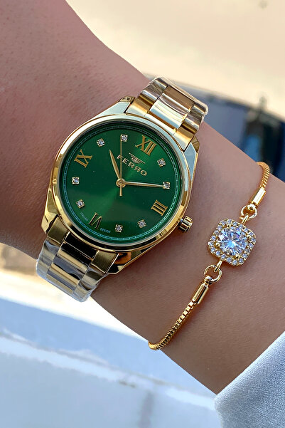 FERRO Orijinal 2 Yıl Garantili Su Geçirmez Paslanmaz Çelik Kordon Kadın Kol Saati