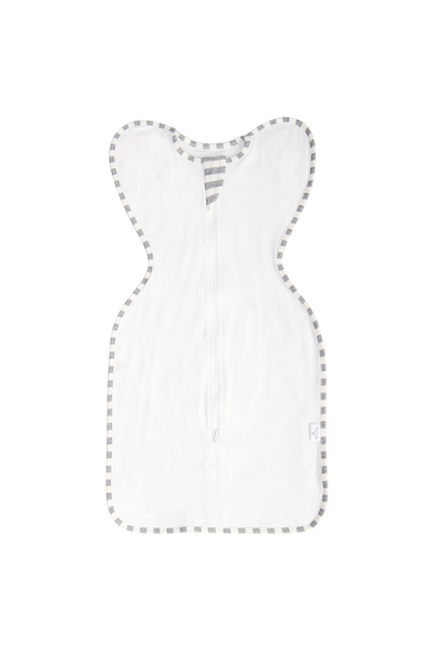 Tiny Toes Baby Unisex Solid Swaddle - White