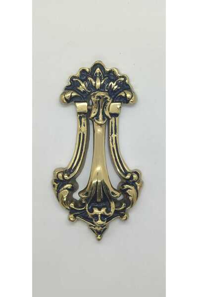 Kalender Döküm Brass Floral Door Knob