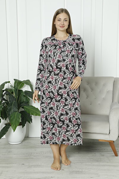 EM&FA TEKSTİL ثوب نوم نسائي بنمط الأزهار