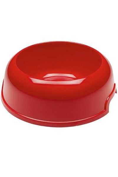 Ferplast Party 10 Plastic Dog Food and Water Bowl Red 2 Lt 33.5x11 Cm
