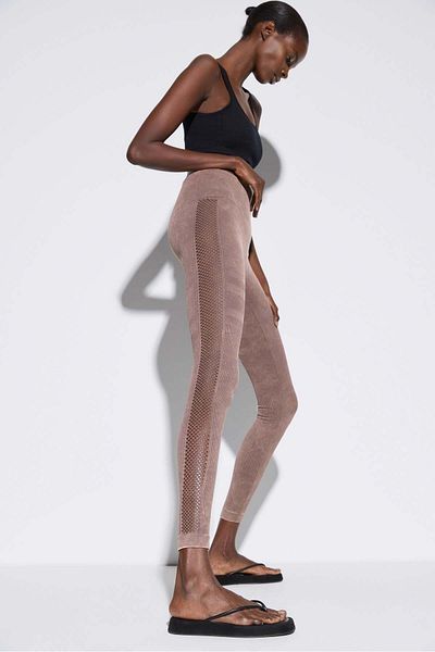 No Matter What Seamless High-Waisted Leggings with Detailed Stitching