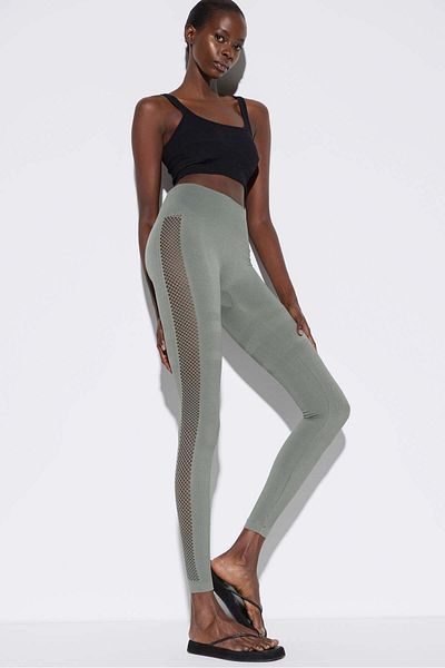 No Matter What Seamless High-Waisted Leggings with Detailed Stitching