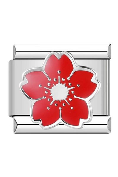 SiestaAccessories Italian Floral Pattern Bracelet Charm