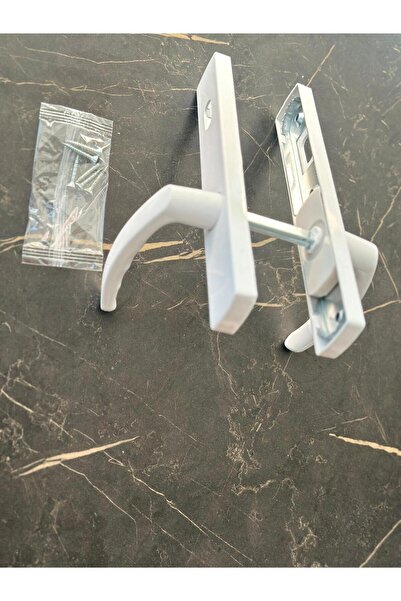 EVA PLAST Pvc Pimapen Plastik Kapı Kolu (ODA) Plastik Kapı Kolu / Beyaz 1 Adet