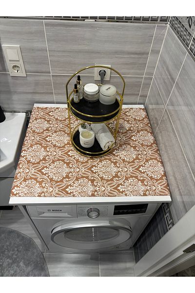 HALFART Avant-Garde Pattern Duck Linen Waterproof and Dirty-Proof Washing Machine Cover - Stylish Pattern Options