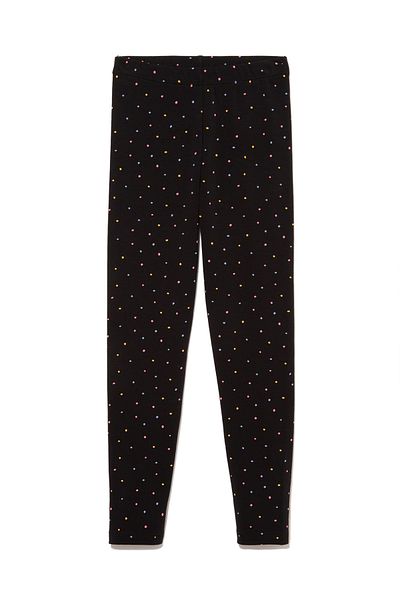 Mavi Bunte gepunktete schwarze Strumpfhose 7010008-900