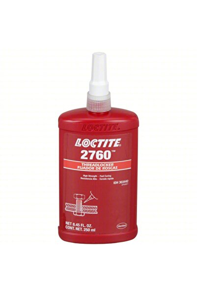 LOCTİTE LOCTITE Yüksek Mukavemetli Diş Sabitleyici: 2760, Kırmızı 50 ML