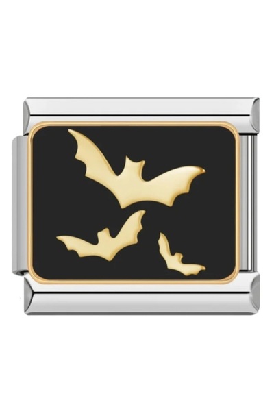 SiestaAccessories سحر الإسورة السوداء الإيطالية - تصميم الخفافيش