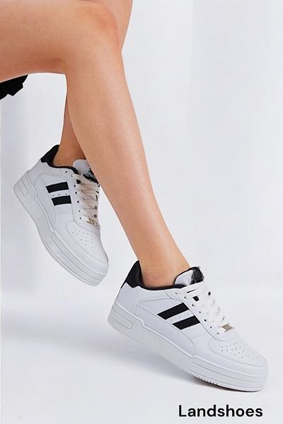 LANDSHOES Tenis alb unisex ortopedic flexibil - pantofi sport garantati