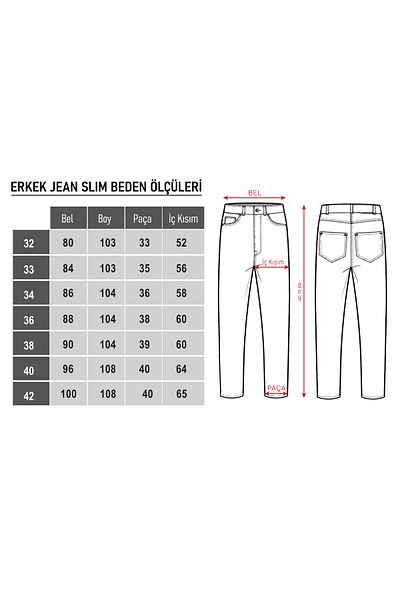 viperkombin Ανδρικό παντελόνι Flexible Lycra Denim - Jean Jeans