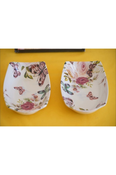 Panayır Home Digital Printed 2-Piece Rectangular Boat Plate