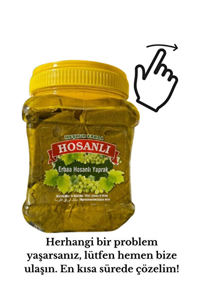 HOSANLI Tokat Erbaa Damarsız Ince Asma Yaprağı 1.5 Kg Salamura Yaprak Taze Mahsül