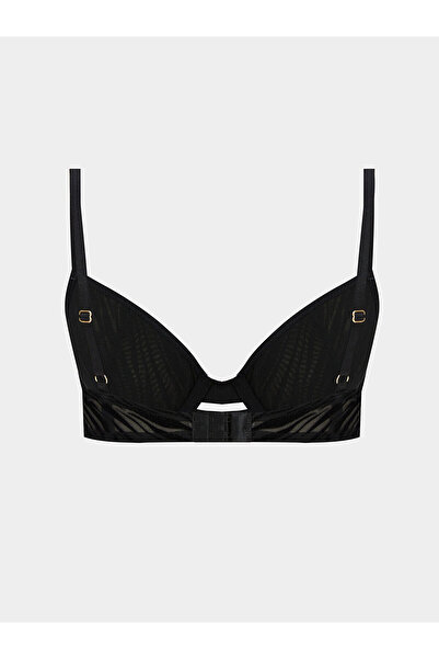 LC Waikiki Σουτιέν LCW DREAM Μαύρο Underwire χωρίς επένδυση με δαντέλα