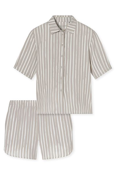 Schiesser Shorty Selected Premium 7/8 Leichter Schlafanzug Kurz