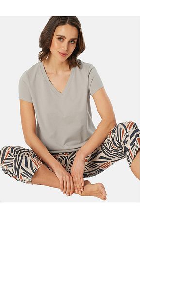 Schiesser Sleepshirt Mix & Relax Schlafshirt Schlafmode Pyjama