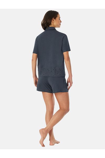 Schiesser Shorty Casual Nightwear Leichter Schlafanzug Kurz