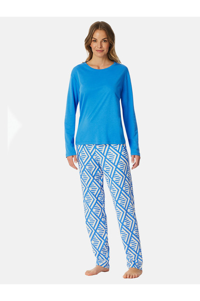 Schiesser Pyjama moderne Nachtwäsche