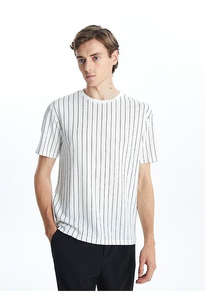 LC Waikiki Tricou cu mânecă scurtă cu dungi Lcwk pentru bărbați
