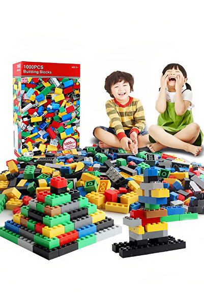Yelajoy 1000-Pieces Kids Building Blocks Set, DIY  Creative,10 Different Colors, Toys for kids age 3+