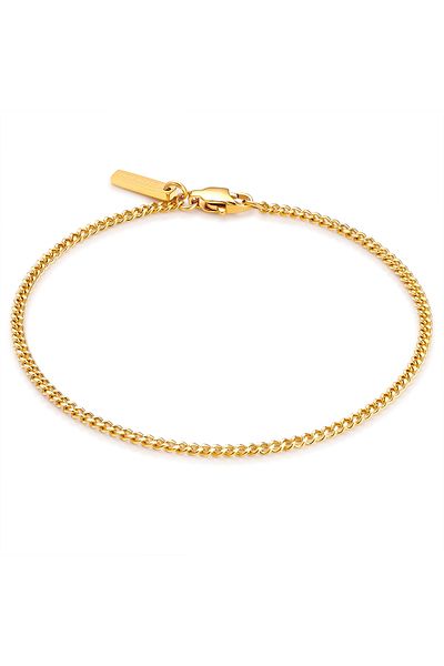 True Rebels Edelstahlarmband Armband Edelstahl Gelbgold