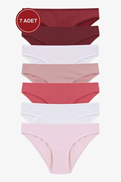 koza iç giyim Γυναικεία εσώρουχα 7 τεμαχίων με μοτίβο βαμβακερή λύκρα