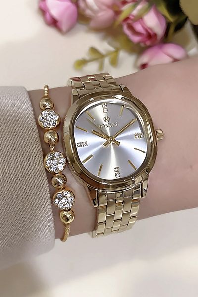 Homies Mother's Day Gift Women's Wrist Watch and Bracelet Dfnhmgnc3002