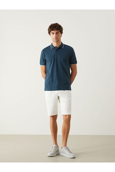 LC Waikiki Tricou pentru bărbați cu mânecă scurtă cu gât polo