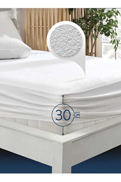 AYHOME Lena Örtü  Tek Kişilik  Lastiksiz  Çarşaf  Yatak  Koruyucu  Alez  Tek ...