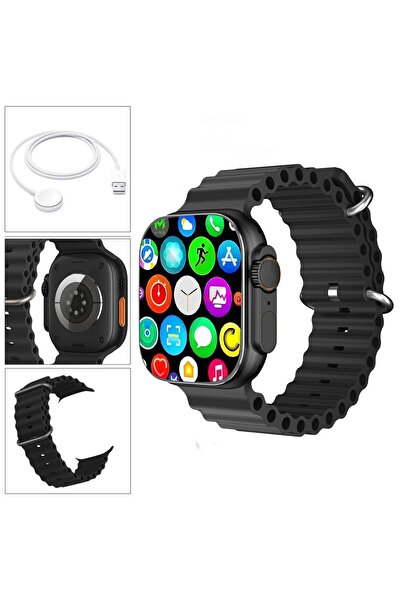 Genel Markalar WATCH AKILLI SAAT IOS ANDROID KABLOSUZ ŞARJ BLUETOOTH GW8 ULTRA