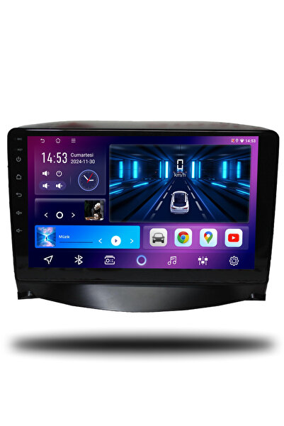Carplayer Peugeot 207 2006-2012 Uyumlu Android Multimedya 2GB RAM 32GB Hafıza