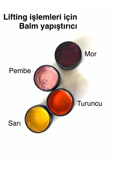 Lush Studio Kirpik Perma Lifting Kaş Laminasyon Yapıştırıcısı Extra Güçlü Glue Balm 15 gr Mor Balm