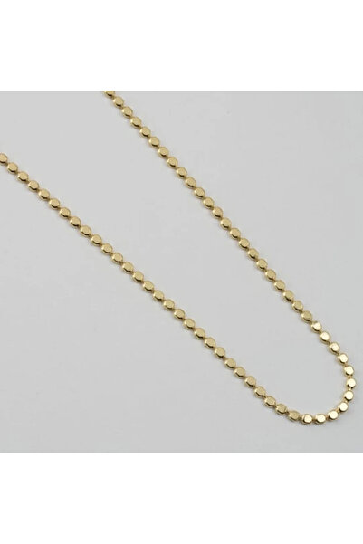 ANKA Accessories Çelik Ezme Zincir Kolye